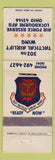 Matchbook Cover - 302nd Tactical Airlift Wing Lockburne Air Force Base OH WEAR