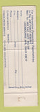 Matchbook Cover - 302nd Tactical Airlift Wing Lockburne Air Force Base OH WEAR