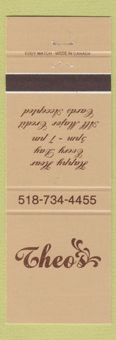 Matchbook Cover - Theo's Canada