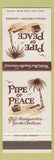 Matchbook Cover - Pipe of Peace Nassau Freeport Bahamas tobacco