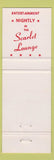 Matchbook Cover - Rae and Jerry's Steak House Winnipeg MB