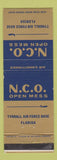 Matchbook Cover - NCO Open Mess Tyndall Air Force Base FL