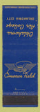 Matchbook Cover - Oklahoma Air College Oklahoma City OK Cimarron Field