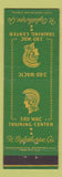 Matchbook Cover - 3rd WAC Training Center Fort Oglethorpe GA