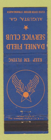 Matchbook Cover - Daniel Field Service Club Augusta GA