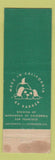 Matchbook Cover - Monogram of San Francisco CA by Barker Lion Match