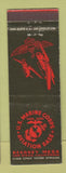Matchbook Cover - US Marine Corps Aviation Base Kearney Mesa San Diego CA