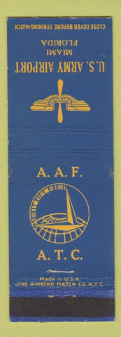 Matchbook Cover - US Army Airport Miami FL