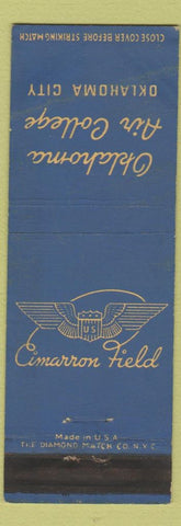 Matchbook Cover - Oklahoma Air College Oklahoma City OK WEAR