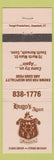 Matchbook Cover - Hugo's Again South Norwalk CT restaurant