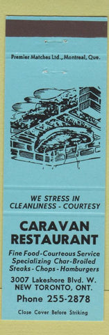 Matchbook Cover - Caravan Restaurant New Toronto ON