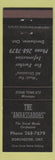 Matchbook Cover - The Ambassadors Dorchester ON Orchestra