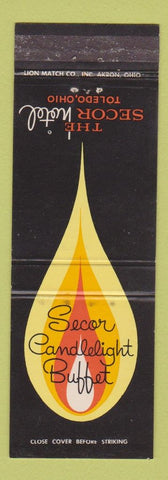 Matchbook Cover - Secor Hotel Toledo OH WEAR