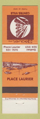 Matchbook Cover - Paquet Centre Ville Place Laurier QC