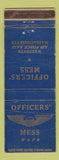 Matchbook Cover - Officers' Mess Westover MA Air Force Base WORN CREASES