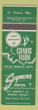 Matchbook Cover - Seymour Hotel Canada