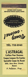 Matchbook Cover - L'Astragal Salon Amos QC WEAR