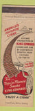 Matchbook Cover - King Edward Cigars full length WEAR