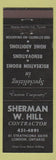 Matchbook Cover - Sherman Hill Contractor London ON builder
