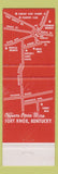 Matchbook Cover - Armor Center Officers Open Mess Fort Knox KY