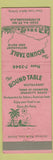 Matchbook Cover - The Round Table Restaurant St Petersburg FL WEAR Italian