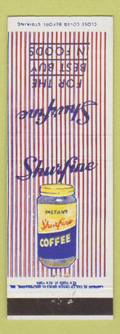 Matchbook Cover - Shurfine Grocery Coffee