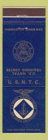 Matchbook Cover - US Naval Training Center San Diego CA