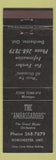 Matchbook Cover - The Ambassadors Orchestra Dorchester ON John Tenkate