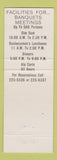 Matchbook Cover - Chiam Restaurant Chicago IL