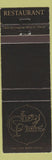 Matchbook Cover - Chez Pierre Restaurant Victoria BC