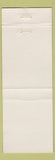Matchbook Cover - La Cocina Mexican Restaurant Buena Park CA