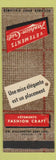Matchbook Cover - Vetements Fashion Craft Clothes Canada