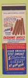 Matchbook Cover - Wally Frank Cigars tobacco