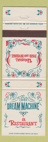 Matchbook Cover - Dream Machine Restaurant Orange CA