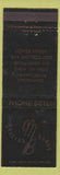 Matchbook Cover - Rocking Miami Beach Lounge FL
