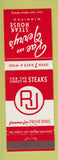 Matchbook Cover - Rae and Jerry's Steak House Winnipeg MB