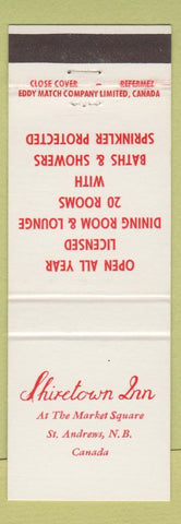 Matchbook Cover - Shiretown Inn ST Andrews NB