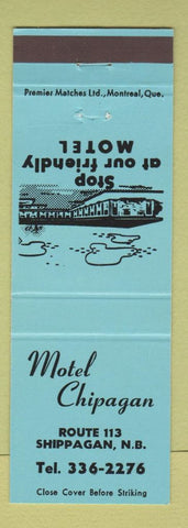 Matchbook Cover - Motel Chipagan Shippagan NB