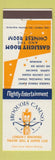 Matchbook Cover - Iroquois Casino London ON Chinese food