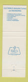 Matchbook Cover - Electgronic Assembly Corp Menasha WI