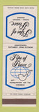 Matchbook Cover - Pipe of Peace Nassau Freeport Bahamas