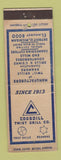 Matchbook Cover - Cogsdill twist drill CO. Drills counterbores Detroit MI