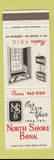 Matchbook Cover - North Shore Bank Shorewood WI