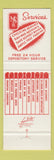 Matchbook Cover - North Shore Bank Shorewood WI