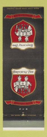 Matchbook Cover - Brothers Two Spirits and Beef NO TOWN