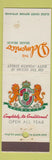 Matchbook Cover - The Delmonico Hotel and restaurant Miami Beach Florida