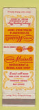 Matchbook Cover - Arthur Maisel's Resaurant and Bake Shop Miami FL