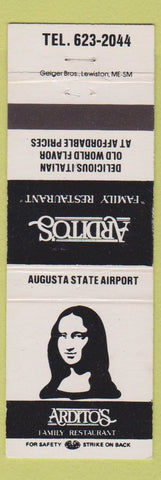 Matchbook Cover - Ardito's Family Restaurant Italian Augusta ME