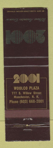 Matchbook Cover - 2001 Woolco Plaza Manchester NH