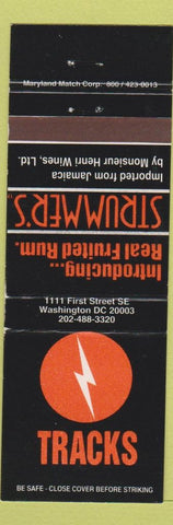 Matchbook Cover - Tracks Washington DC  Strummer's Fruit Rum